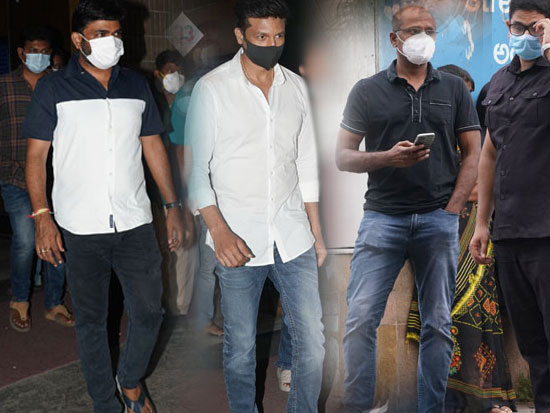 Celebrities At Apollo Hospital For sai Dharam Tej